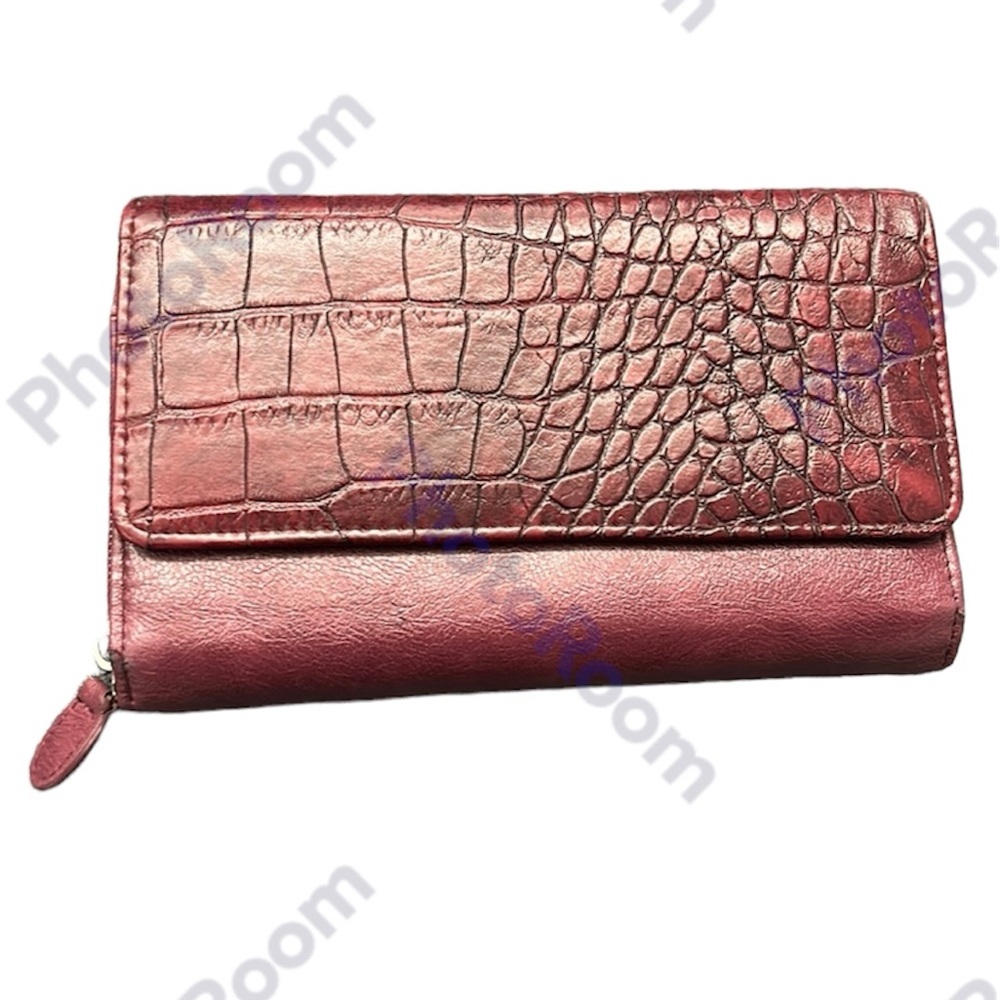 Croc Skin Design Wallet